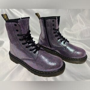 Glittery Purple Pascal Dr. Martens
